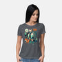 Dogs And Plants-Womens-Basic-Tee-Bruno Mota