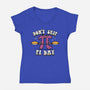 Don't Skip Pi Day-Womens-V-Neck-Tee-Boggs Nicolas