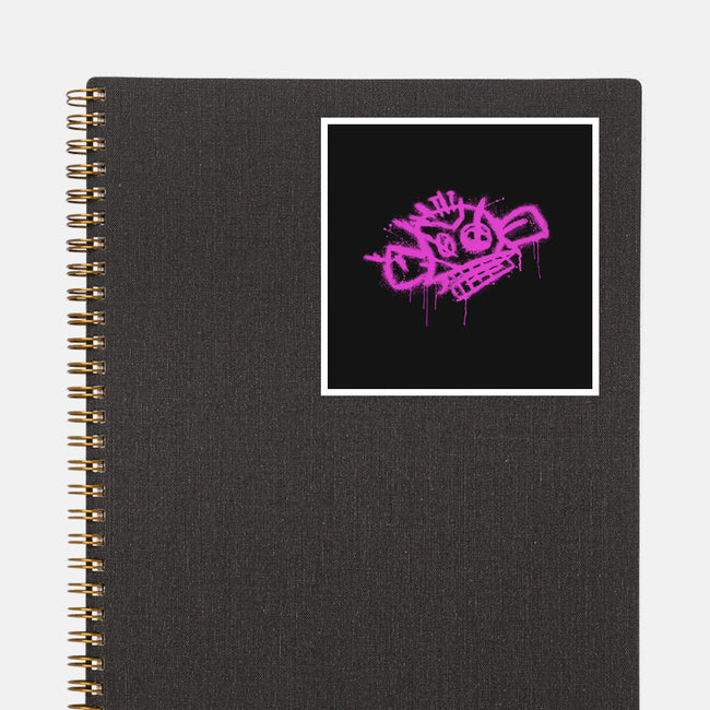 Jinx Monkey Pink-None-Glossy-Sticker-rocketman_art