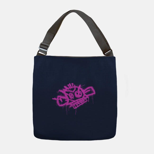 Jinx Monkey Pink-None-Adjustable Tote-Bag-rocketman_art