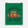 Owlways Ready For Tacos-None-Matte-Poster-Wenceslao A Romero