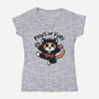 Paws Of Fury-Womens-V-Neck-Tee-fanfreak1