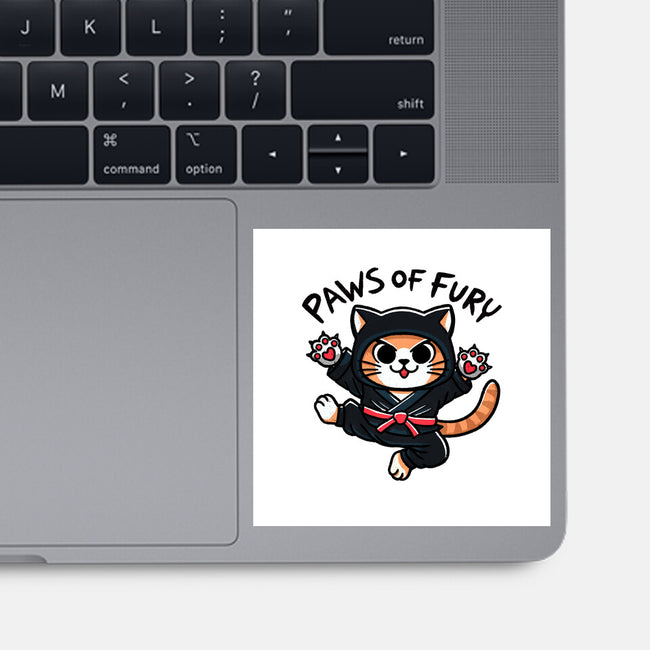 Paws Of Fury-None-Glossy-Sticker-fanfreak1