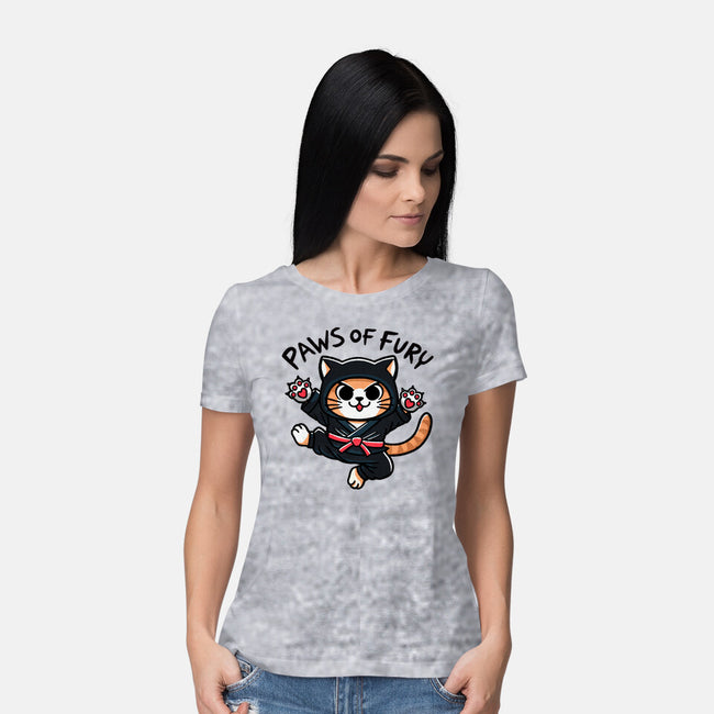 Paws Of Fury-Womens-Basic-Tee-fanfreak1