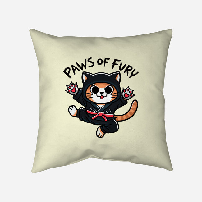 Paws Of Fury-None-Removable Cover w Insert-Throw Pillow-fanfreak1