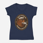 Bear With Me-Womens-V-Neck-Tee-dandingeroz