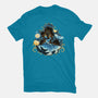 Wish Upon A Starry Night-Womens-Basic-Tee-glitchygorilla