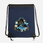 Wish Upon A Starry Night-None-Drawstring-Bag-glitchygorilla