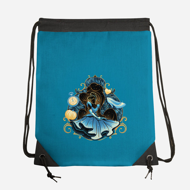 Wish Upon A Starry Night-None-Drawstring-Bag-glitchygorilla