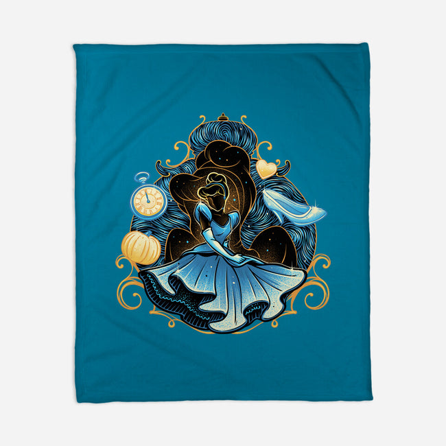 Wish Upon A Starry Night-None-Fleece-Blanket-glitchygorilla