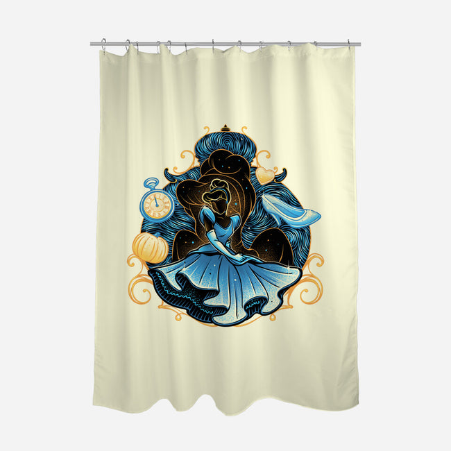 Wish Upon A Starry Night-None-Polyester-Shower Curtain-glitchygorilla