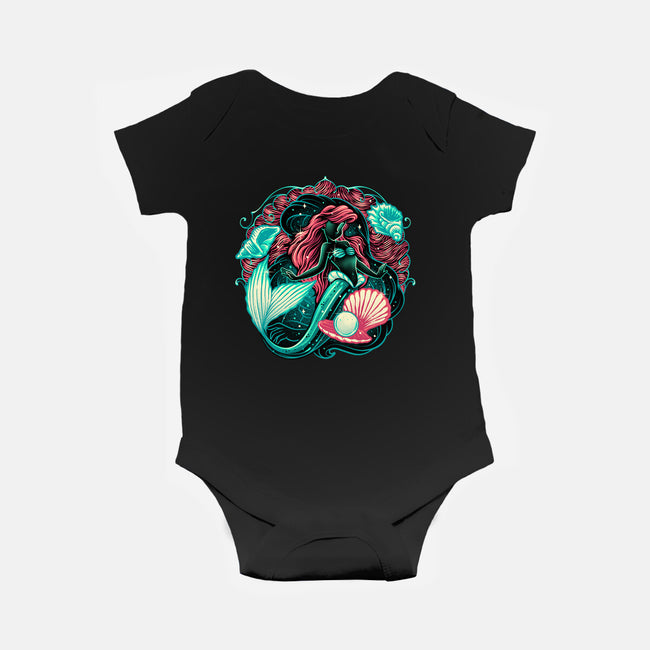 Under The Seas Of Stars-Baby-Basic-Onesie-glitchygorilla