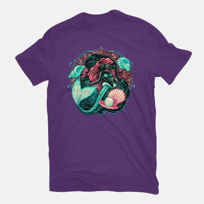 Under The Seas Of Stars-Womens-Fitted-Tee-glitchygorilla