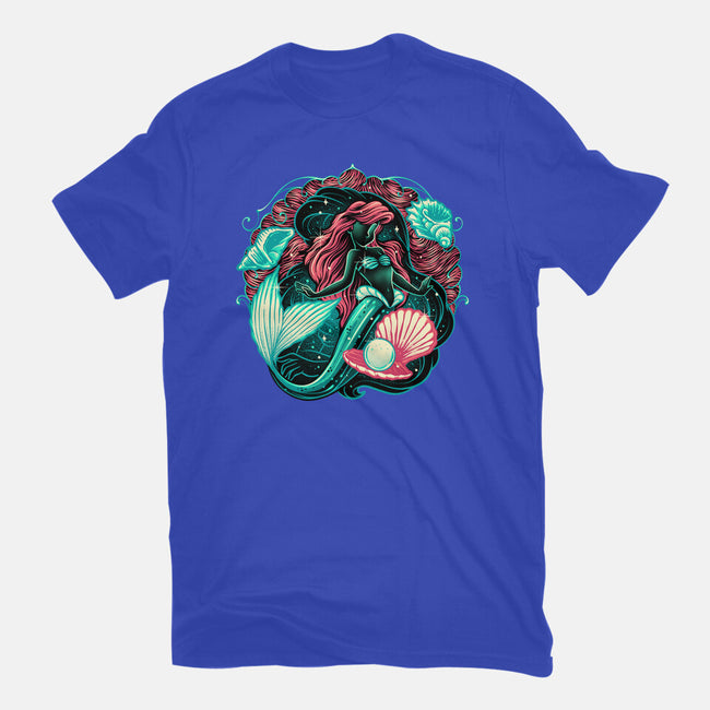 Under The Seas Of Stars-Womens-Fitted-Tee-glitchygorilla
