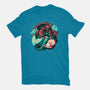Under The Seas Of Stars-Womens-Fitted-Tee-glitchygorilla