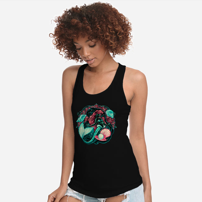 Under The Seas Of Stars-Womens-Racerback-Tank-glitchygorilla