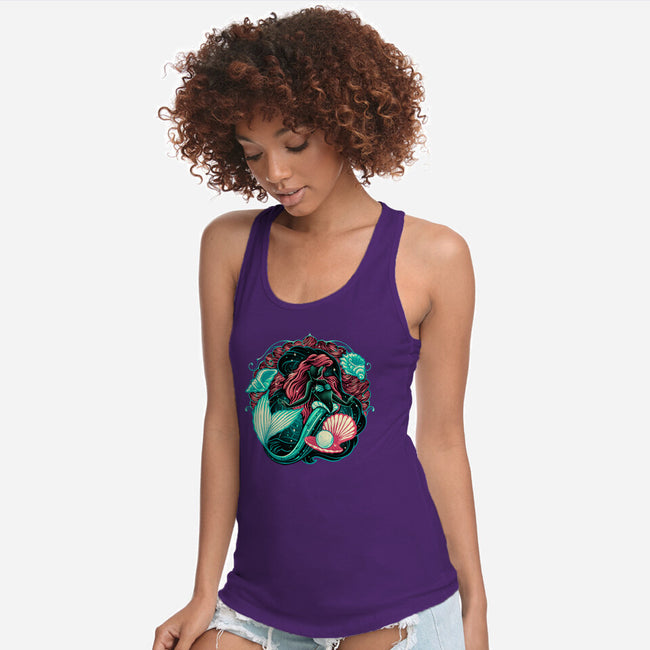 Under The Seas Of Stars-Womens-Racerback-Tank-glitchygorilla