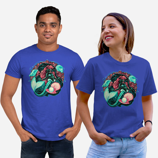 Under The Seas Of Stars-Unisex-Basic-Tee-glitchygorilla