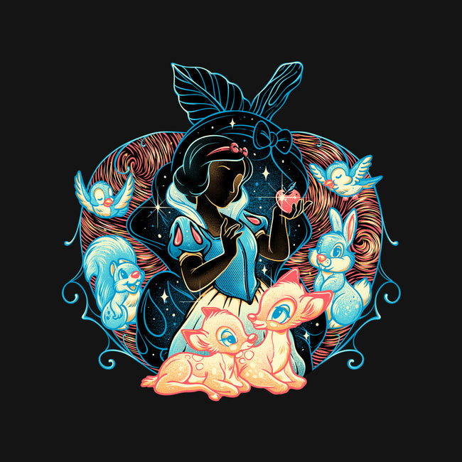 The Fairest In The Night Sky-Womens-Basic-Tee-glitchygorilla