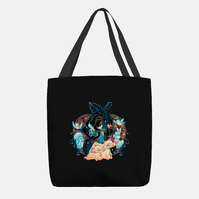 The Fairest In The Night Sky-None-Basic Tote-Bag-glitchygorilla