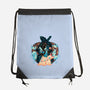 The Fairest In The Night Sky-None-Drawstring-Bag-glitchygorilla