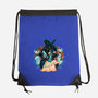 The Fairest In The Night Sky-None-Drawstring-Bag-glitchygorilla