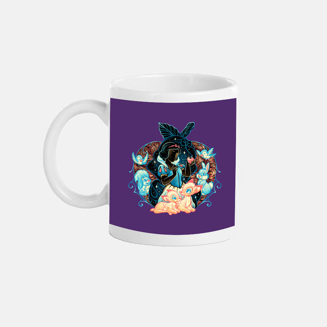 The Fairest In The Night Sky-None-Mug-Drinkware-glitchygorilla