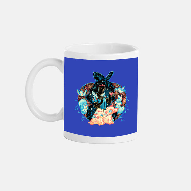 The Fairest In The Night Sky-None-Mug-Drinkware-glitchygorilla