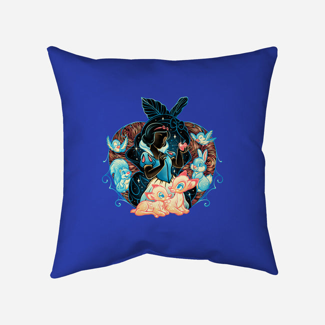 The Fairest In The Night Sky-None-Removable Cover w Insert-Throw Pillow-glitchygorilla