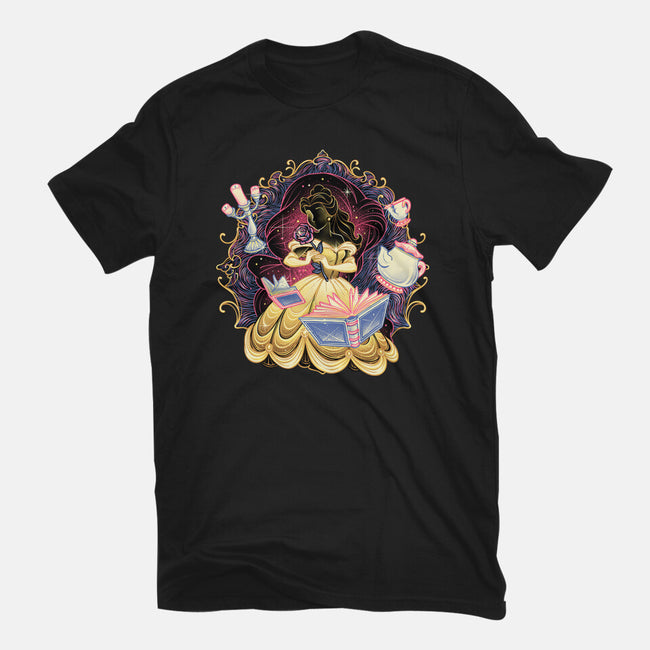 Shining Beauty-Womens-Fitted-Tee-glitchygorilla