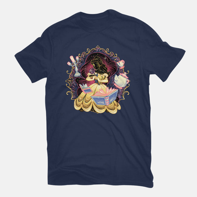 Shining Beauty-Womens-Fitted-Tee-glitchygorilla