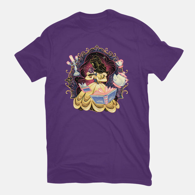 Shining Beauty-Womens-Fitted-Tee-glitchygorilla