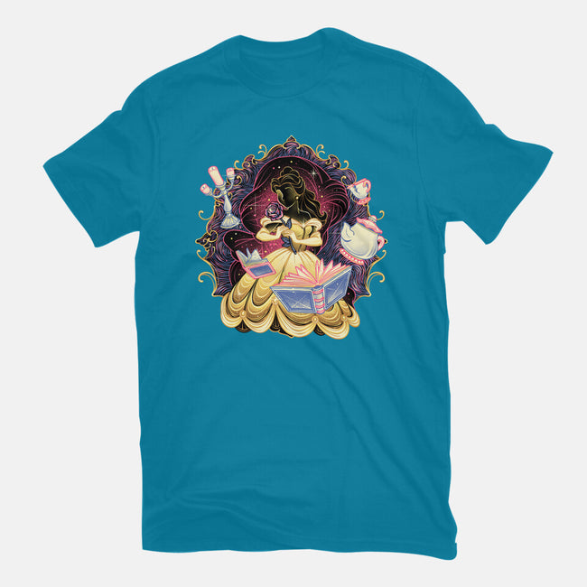 Shining Beauty-Womens-Fitted-Tee-glitchygorilla