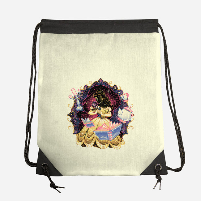 Shining Beauty-None-Drawstring-Bag-glitchygorilla