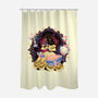 Shining Beauty-None-Polyester-Shower Curtain-glitchygorilla