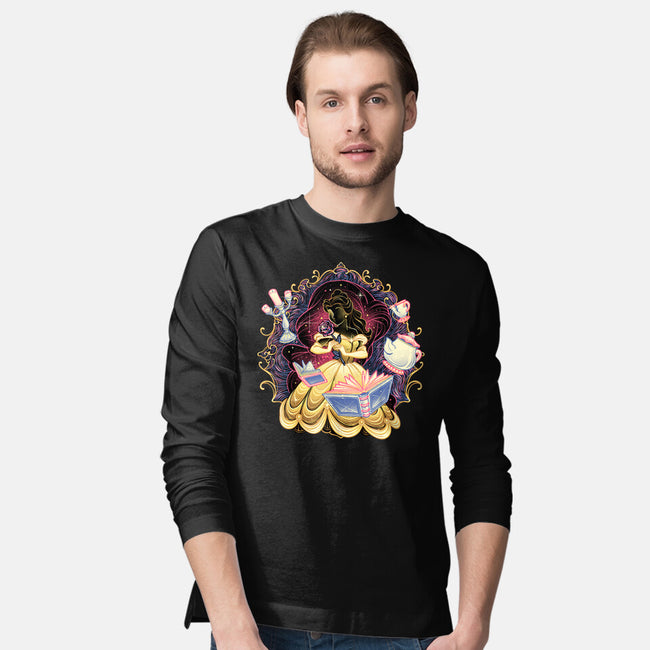 Shining Beauty-Mens-Long Sleeved-Tee-glitchygorilla