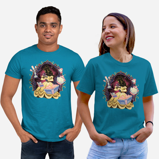 Shining Beauty-Unisex-Basic-Tee-glitchygorilla