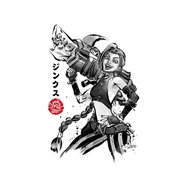 Jinx Sumi-e-None-Stretched-Canvas-DrMonekers