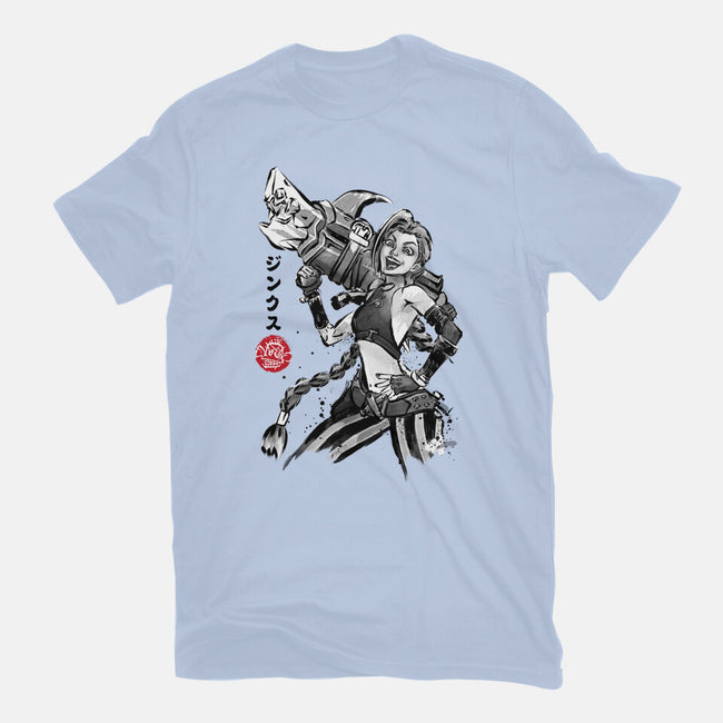 Jinx Sumi-e-Unisex-Basic-Tee-DrMonekers