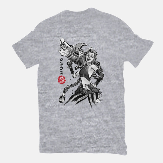 Jinx Sumi-e-Unisex-Basic-Tee-DrMonekers