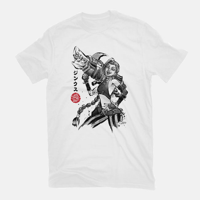Jinx Sumi-e-Unisex-Basic-Tee-DrMonekers