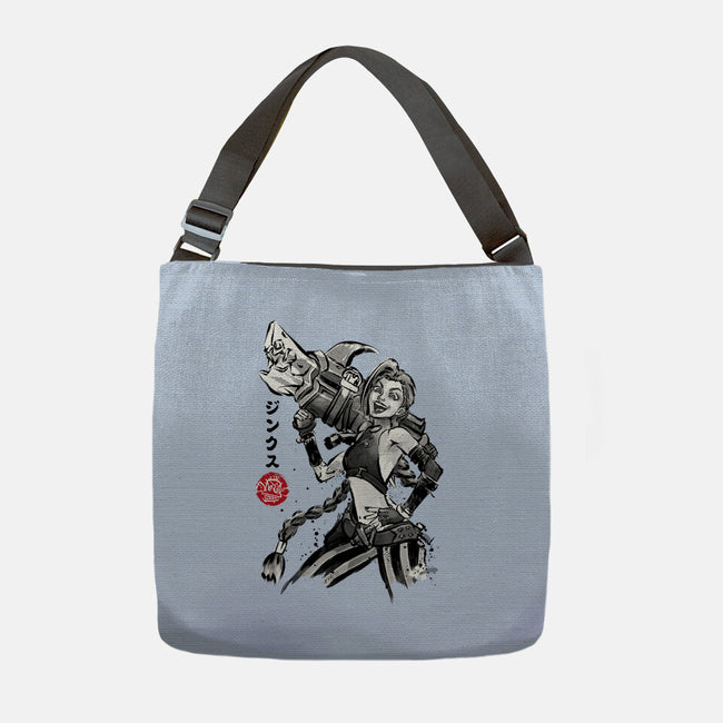 Jinx Sumi-e-None-Adjustable Tote-Bag-DrMonekers