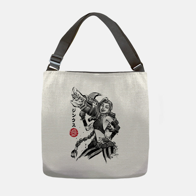 Jinx Sumi-e-None-Adjustable Tote-Bag-DrMonekers