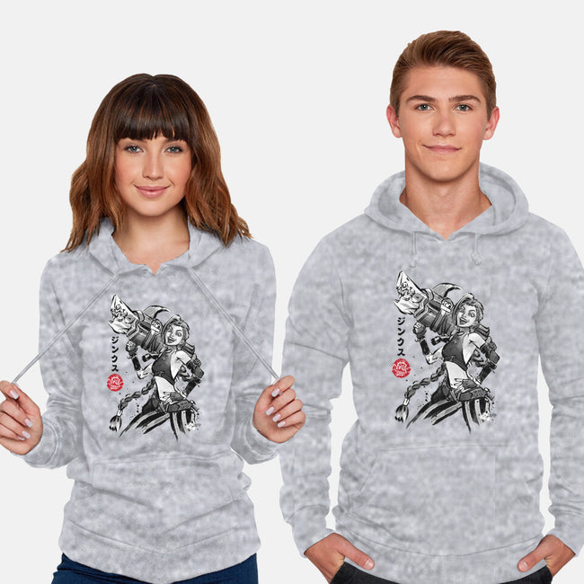 Jinx Sumi-e-Unisex-Pullover-Sweatshirt-DrMonekers