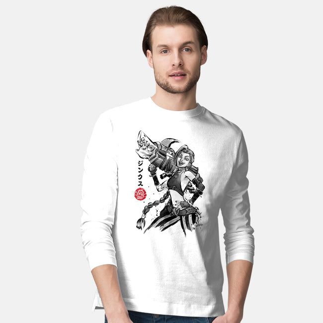 Jinx Sumi-e-Mens-Long Sleeved-Tee-DrMonekers