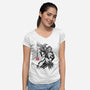 Jinx Sumi-e-Womens-V-Neck-Tee-DrMonekers