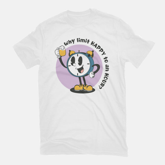 Happy Hour No Limit-Unisex-Basic-Tee-Claudia