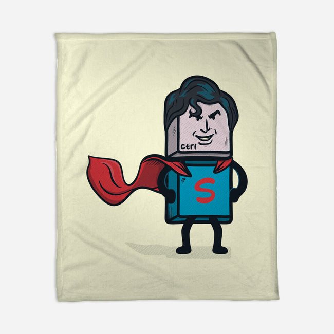 CTRL S-uperhero-None-Fleece-Blanket-Claudia