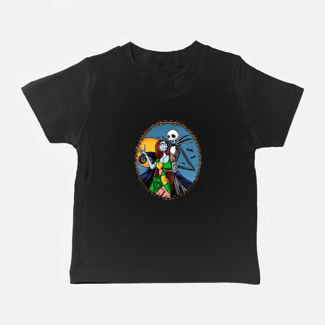 Jack And Sally Old Skool-Baby-Basic-Tee-Superblitz