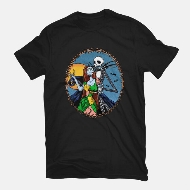 Jack And Sally Old Skool-Womens-Basic-Tee-Superblitz